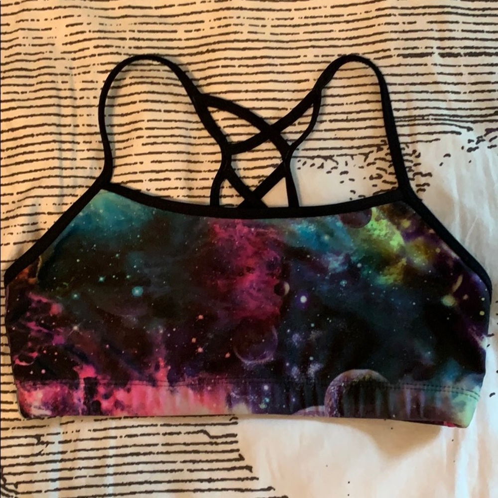 Vull Sport Galaxy Print Sports Bra
